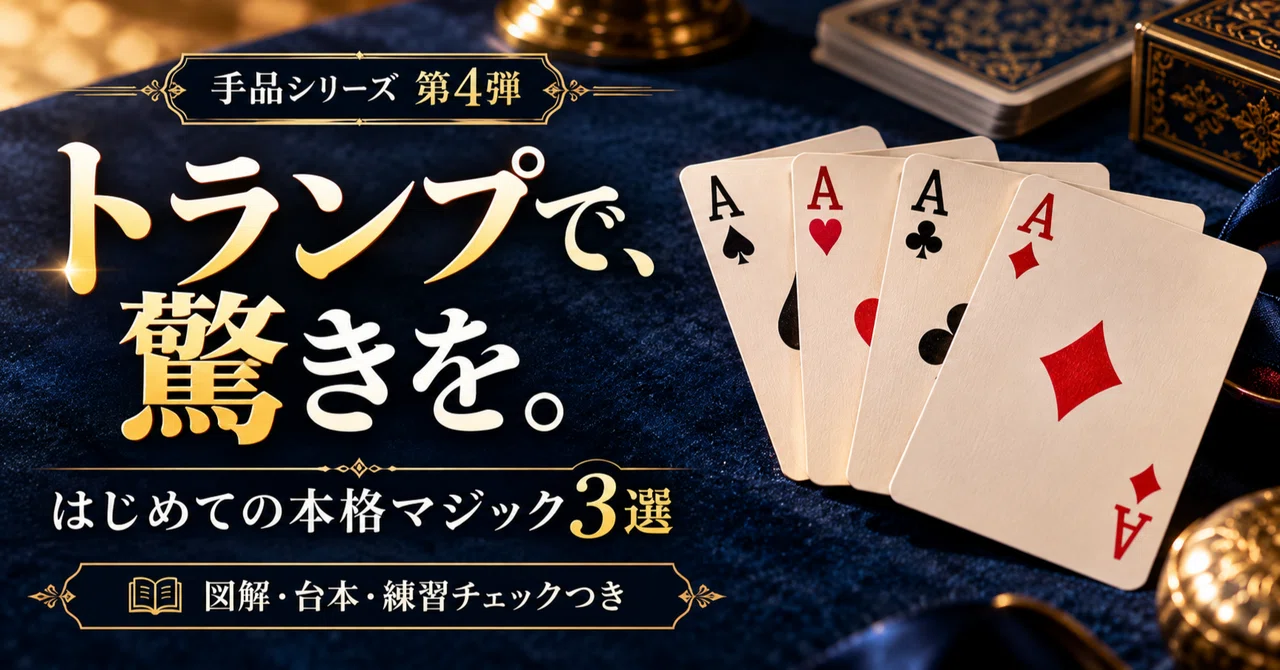 [Part 4] Surprise with Playing Cards. 3 Beginner-Friendly Magic Tricks ...