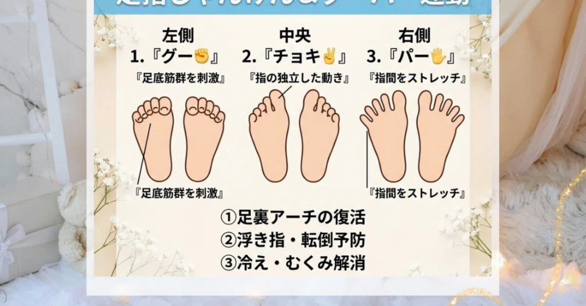 [Saturday Foot Class] Can you play rock-paper-scissors with your toes ...