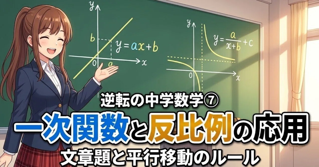 Reversal Junior High School Mathematics ⑦ Proportional and Inversely ...