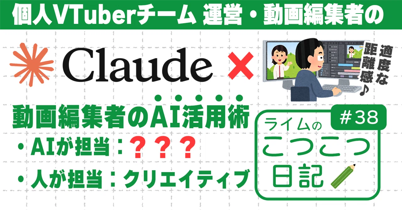 How a VTuber Video Editor Uses Claude Code: What to Delegate to AI and ...