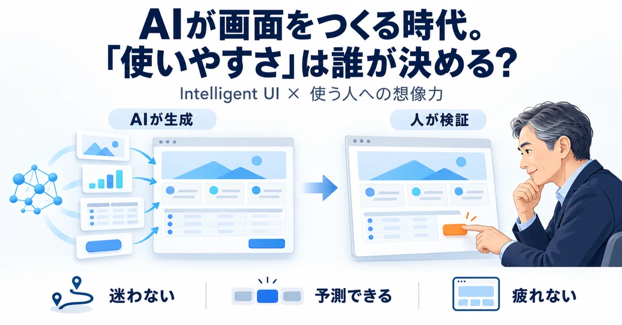 The Era Where AI Creates Screens. Yet, Who Decides What Is 'Easy to Use ...