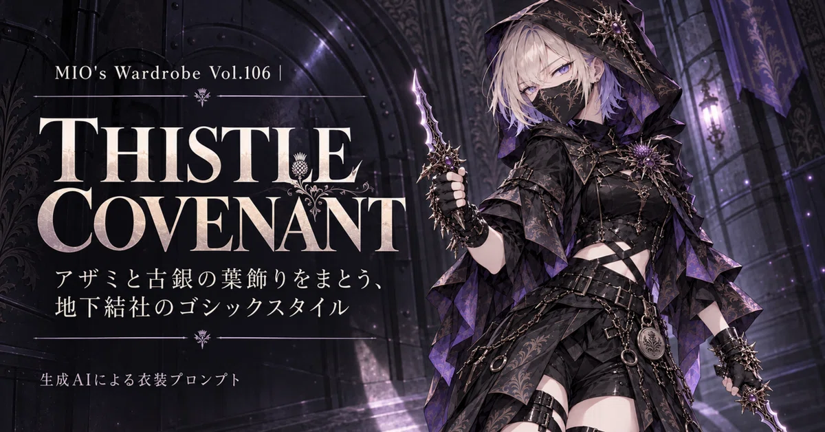 MIO’s Wardrobe Vol.106｜THISTLE COVENANT｜MIO