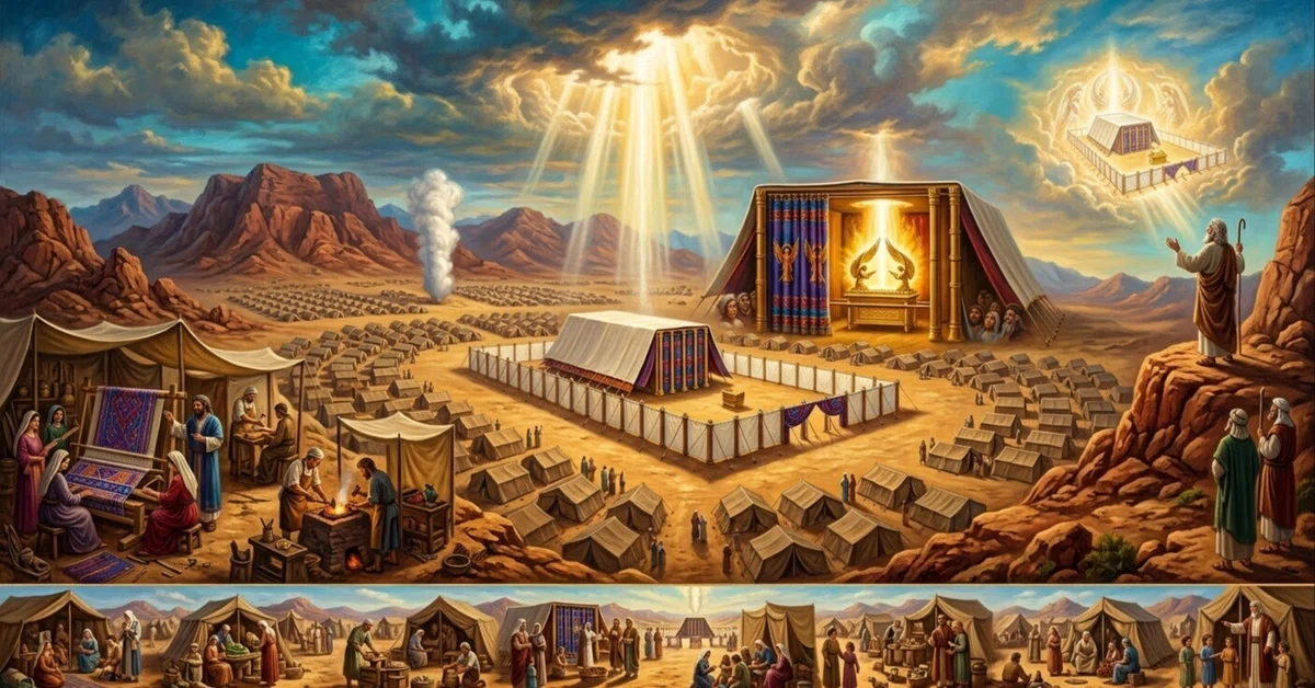 Holy Angel Pattern Exodus Chapter 26: A Magnificent Four-Layer Tent!? The 'Architectural ...