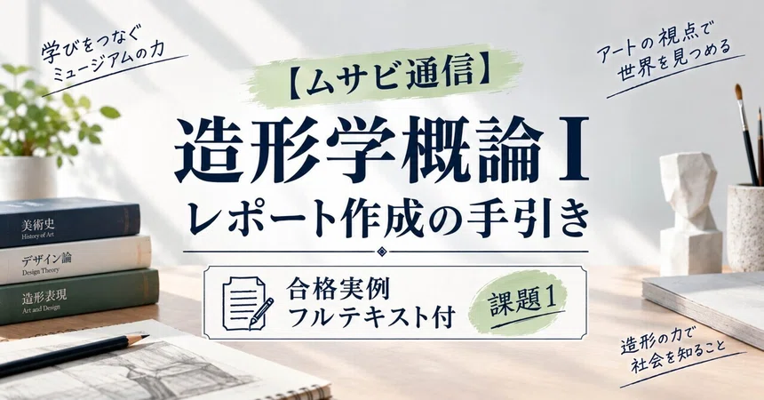 [Musabi Correspondence] Introduction to Plastic Arts I_Report Writing ...