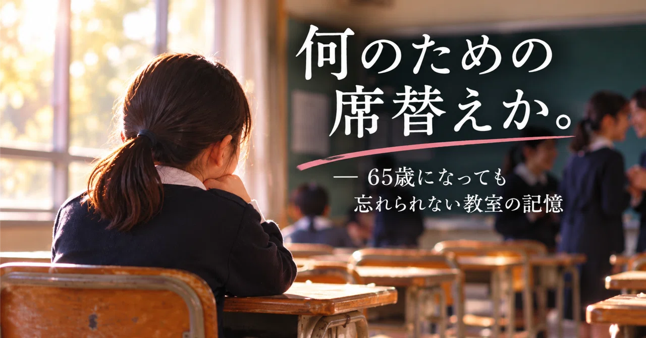 What is the purpose of changing seats? — Classroom memories I cannot ...