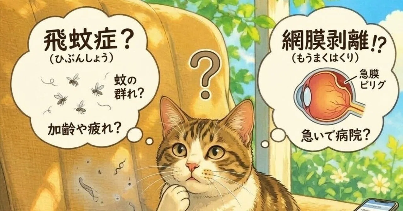 #126 Floaters and Aging. Are Your Eyes Okay?!｜ねころん