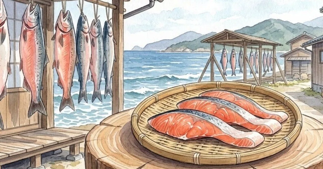 The Secret of Dried Salted Salmon. Dried Salmon: Plump Silver Salmon ...