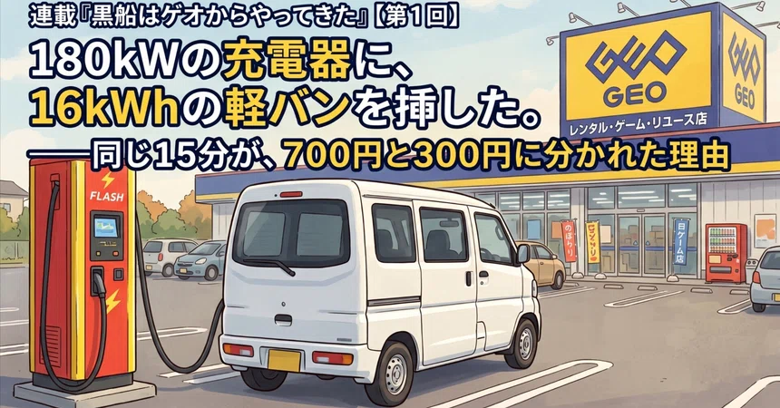 [Part 1] I plugged a 16kWh light van into a 180kW charger.｜JunSekiguchi