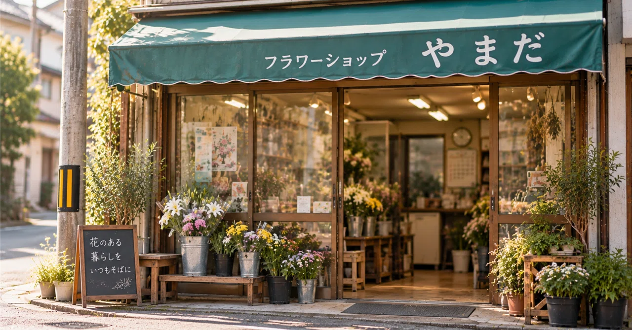 Production Portfolio | Fictional Project: Flower Shop Yamada | Brand ...