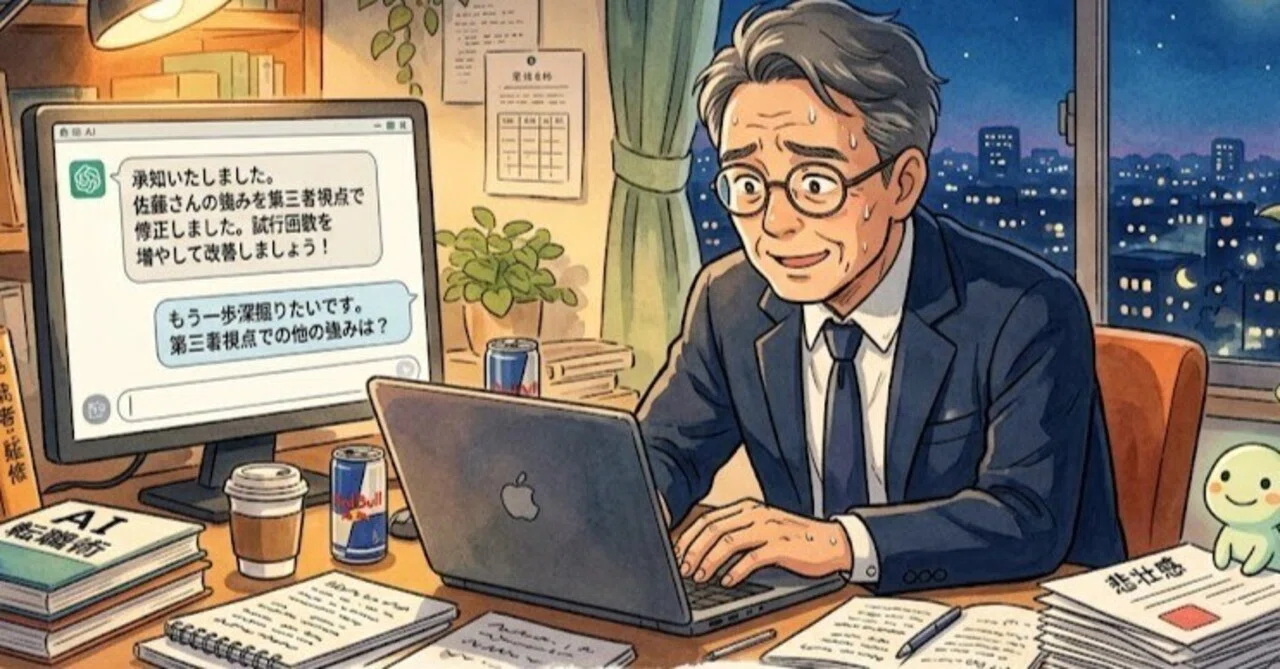 It is dangerous to keep applying without knowing AI｜カール｜AIで内定率を上げる中高年転職コーチ