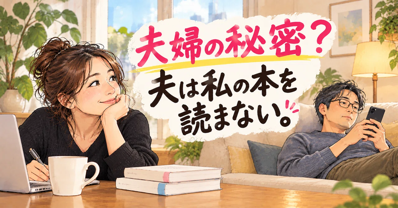 A Couple's Secret? My Husband Doesn't Read My Books.｜スー / Sue