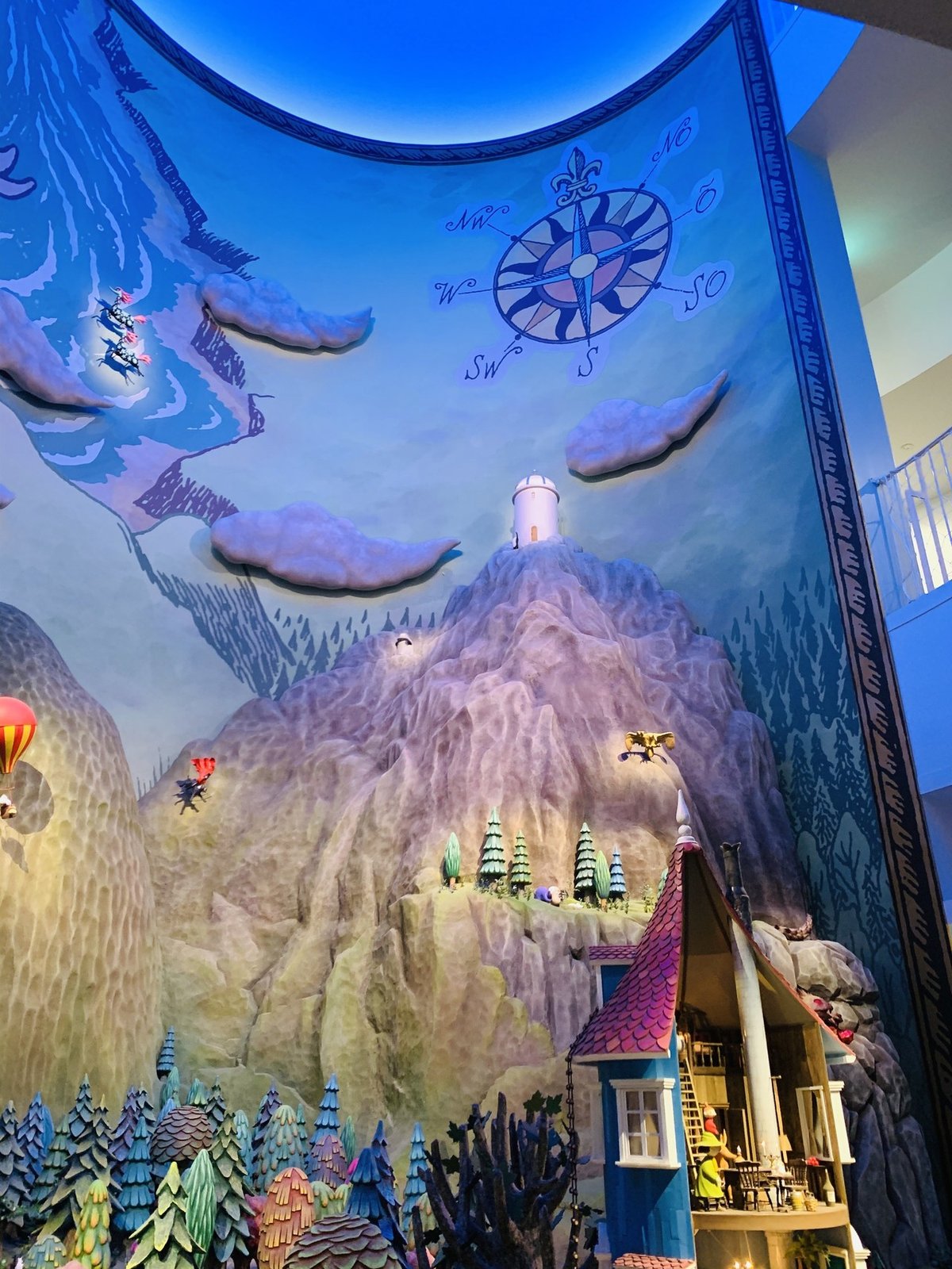 ムーミン ジオラマ 海辺で寝るムーミン ムーミン ジオラマ 海辺で寝る