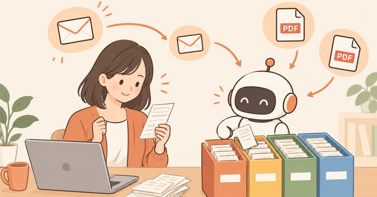 I tried automating my monthly receipt collection by sharing the work ...