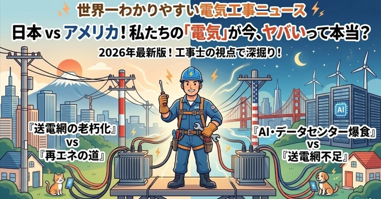 【The World's Easiest-to-Understand Electrical Construction News】 Japan ...