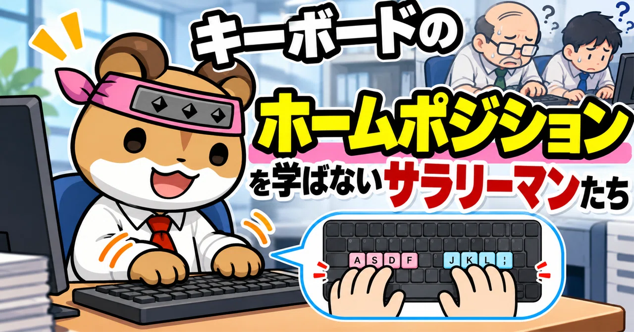 Salarymen Who Don't Learn Keyboard Home Row | Why Typing Is Slow ...