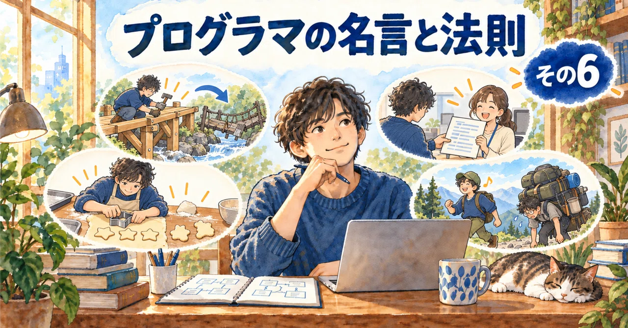 Reading Programmer Quotes and Laws Gently (6)｜yukihiroyamaguchi