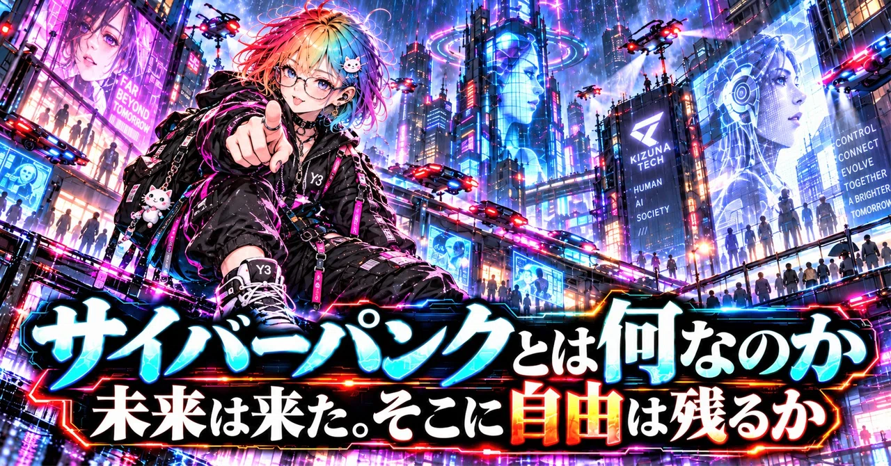 【What is Cyberpunk?】The future has arrived. Will freedom remain there ...