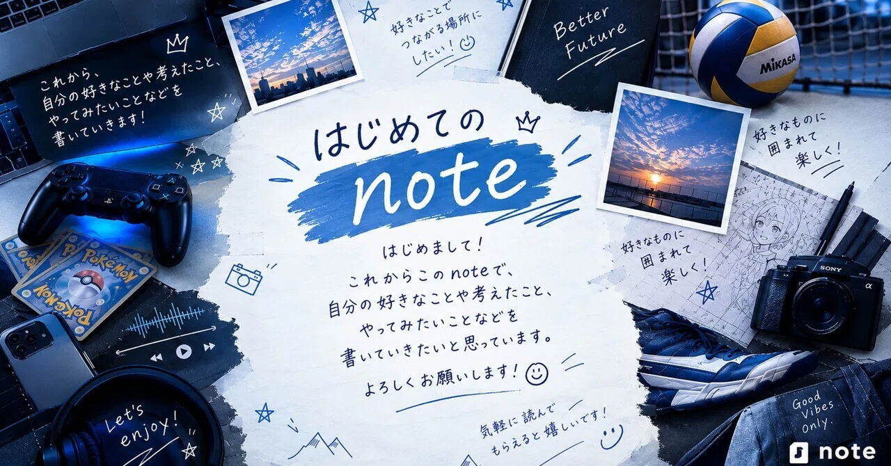 はじめてのnote｜Ryu