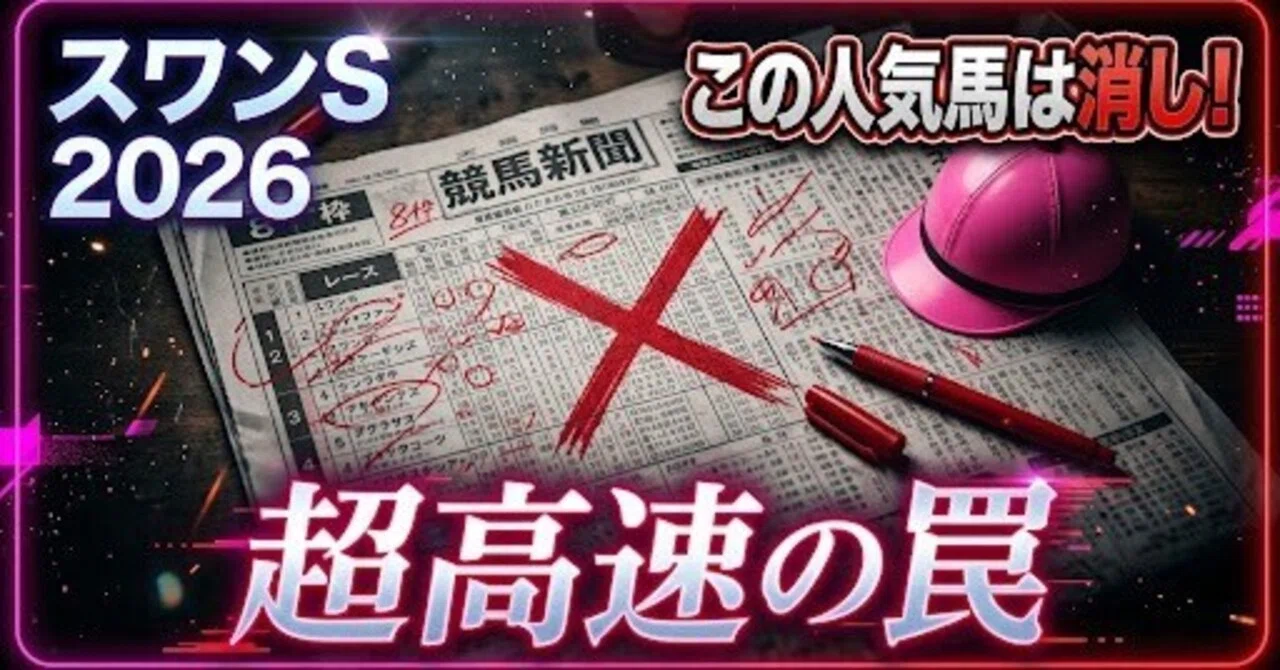 【スワンS 2026】AI最終予想【危険な人気馬】あの人気馬は消し！｜トヨ＠ 競馬とか趣味とか思った事Note