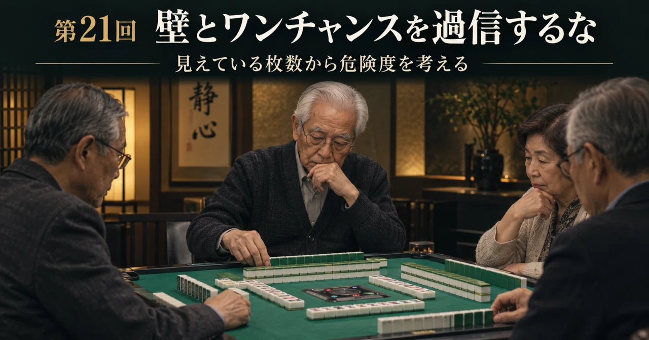 Duke Saburo's Mahjong Practice Class Part 21: Do Not Over-rely on Walls ...