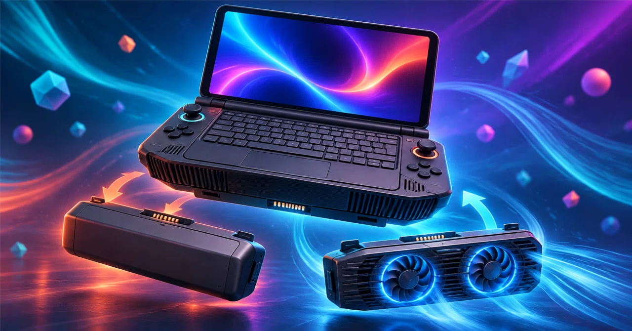 The case of the fan that appears when you remove the battery. The GPD ...