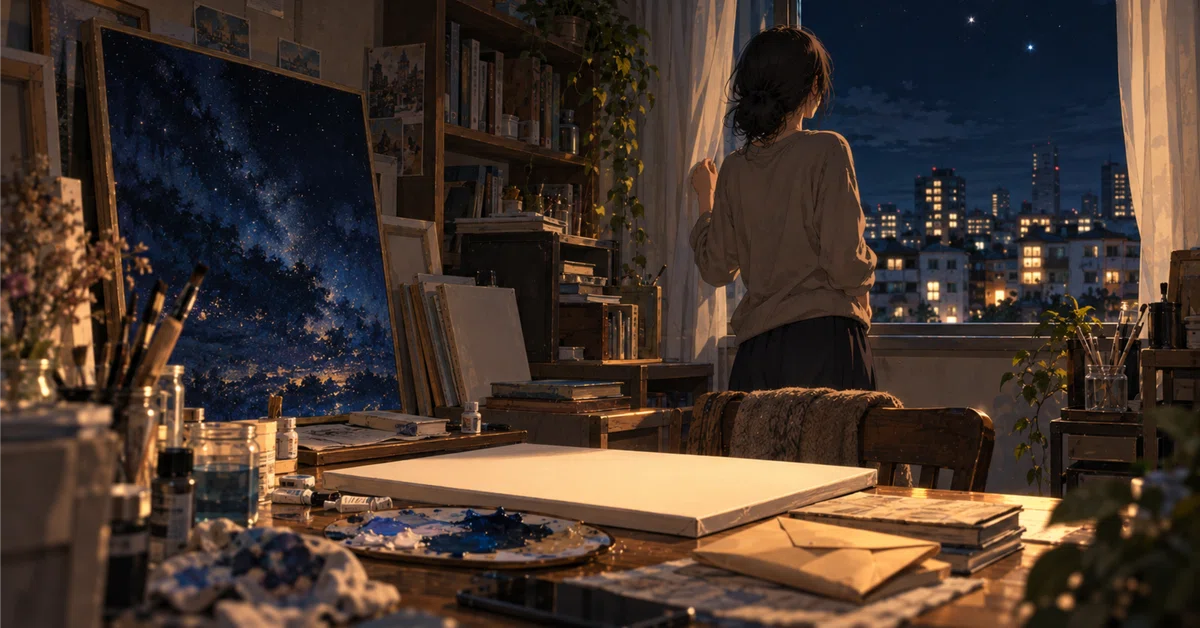 Where Righteousness Resides | 'To Keep Drawing Stars'｜間宮 未保 ～思考を旅する人～