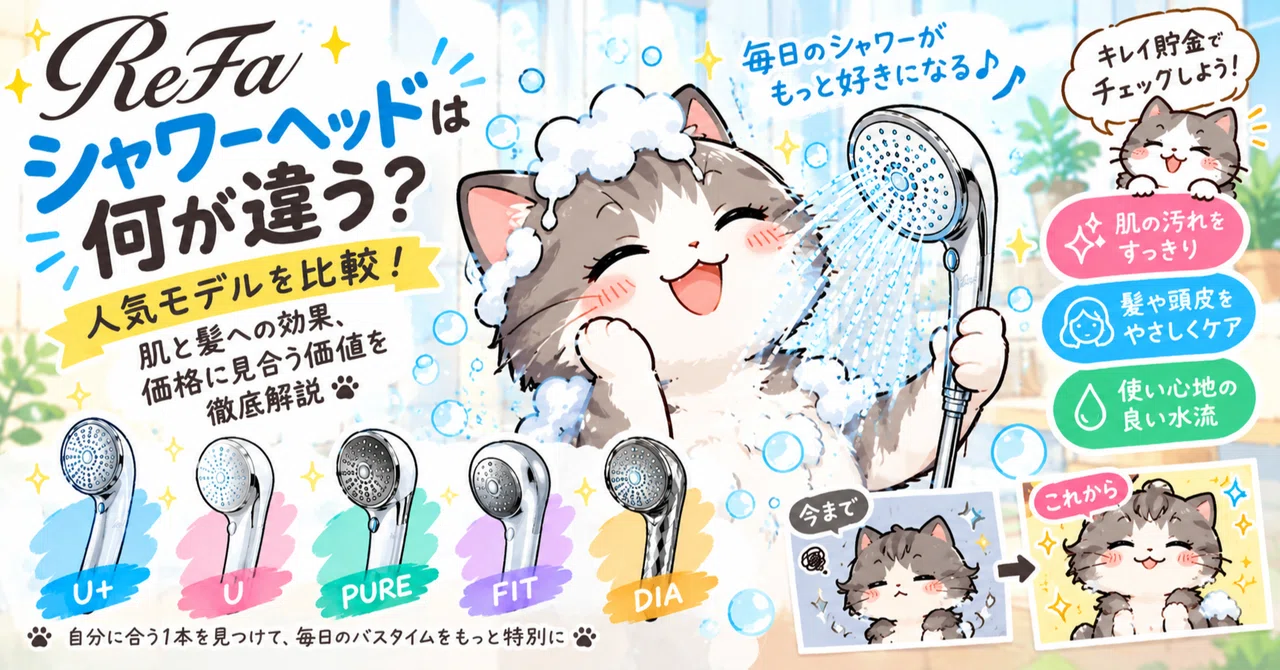 What makes ReFa shower heads different? Comparing popular models! A ...