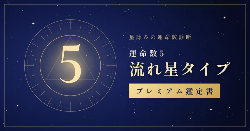 [Destiny Number 5] Shooting Star Type Premium Appraisal Report ...