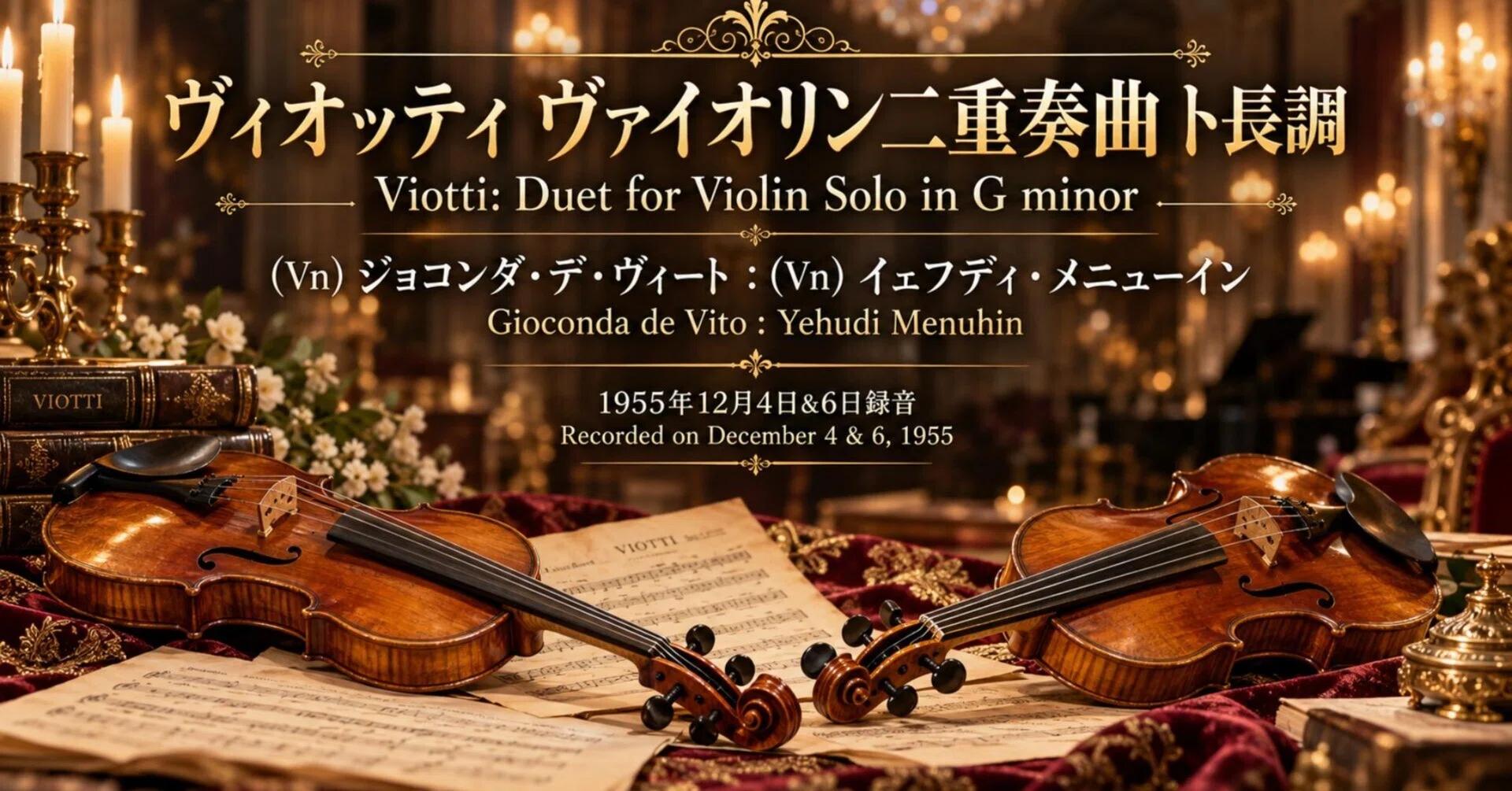 ジョヴァンニ・バッティスタ・ヴィオッティ ヴァイオリン二重奏曲