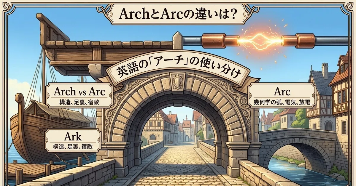 [English] What is the difference between Arch and Arc? Explaining the ...