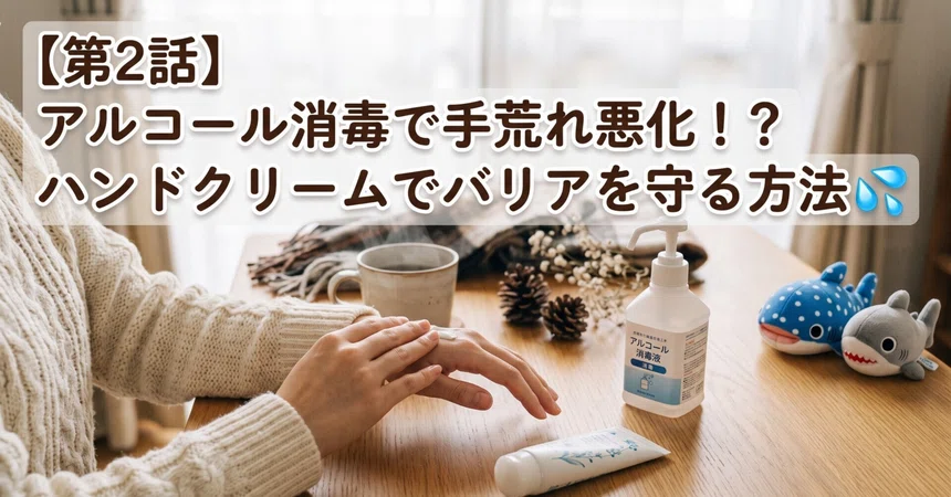 [Episode 2] Alcohol disinfection making hand roughness worse!? How to ...