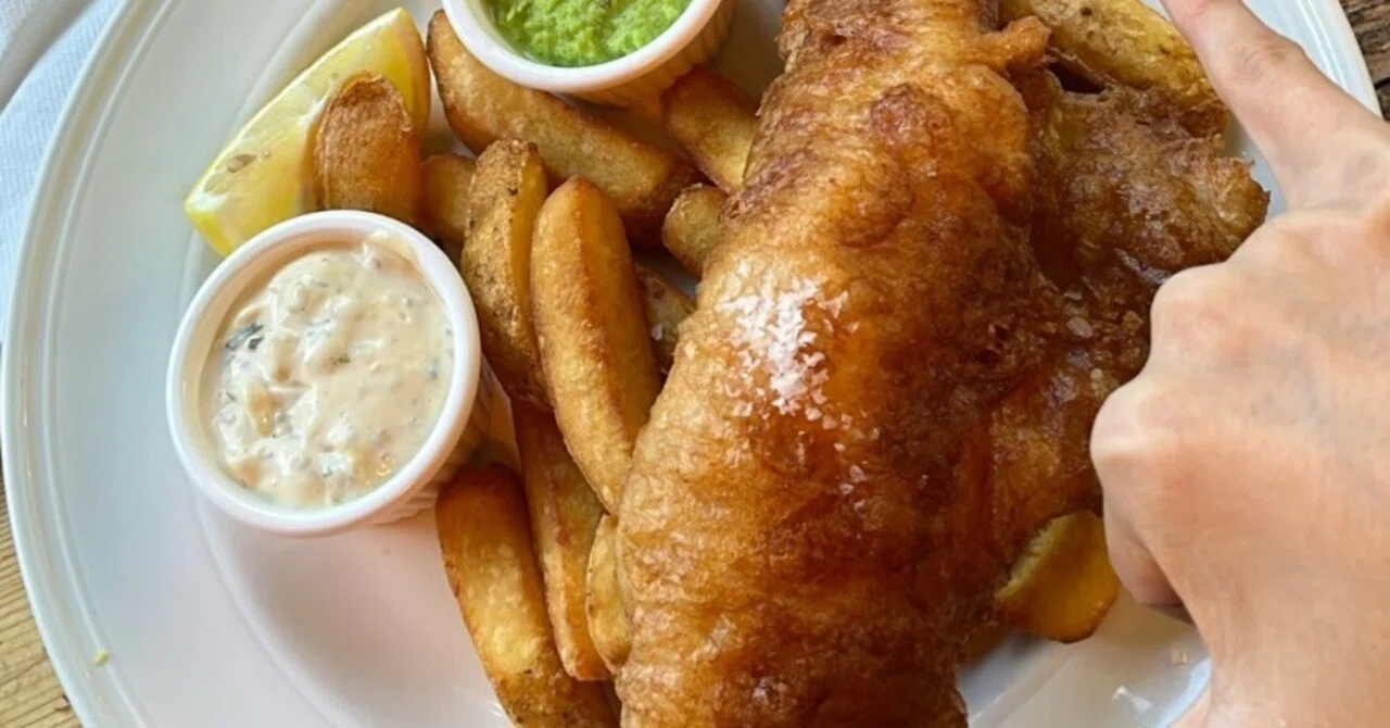 Fish & chips is filling enough with just the fish｜Ayane𓂅オンライントレーナー