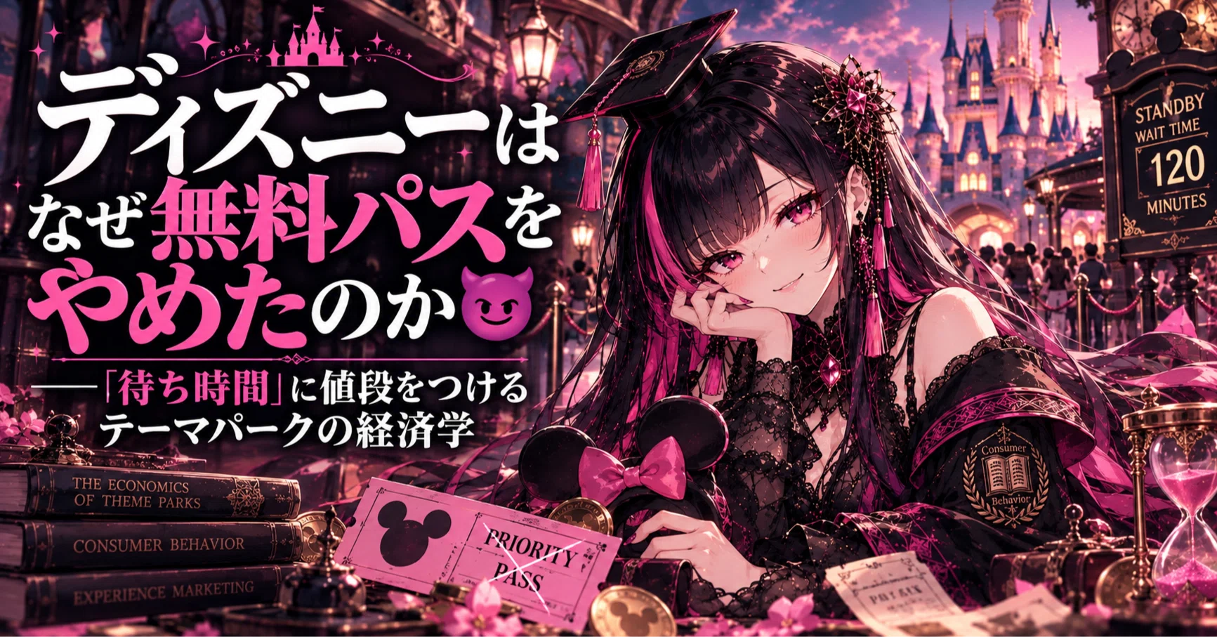 ディズニーはなぜ無料パスをやめたのか😈――「待ち時間」に値段をつける