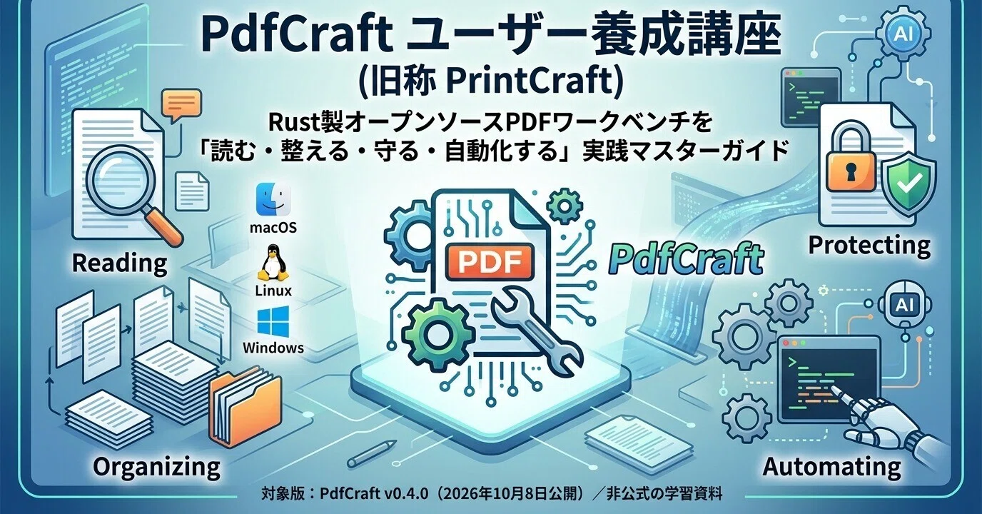 PdfCraft User Training Course (formerly PrintCraft) #1｜platypus2000jp