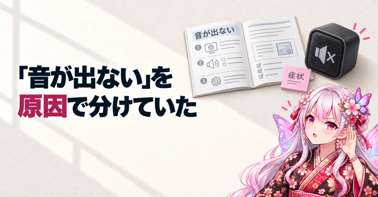 Claude Code Manual: Overlooked causes for 'no sound'｜汐