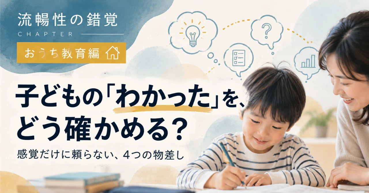 How do you verify that your child 'understands'? [The Illusion of ...