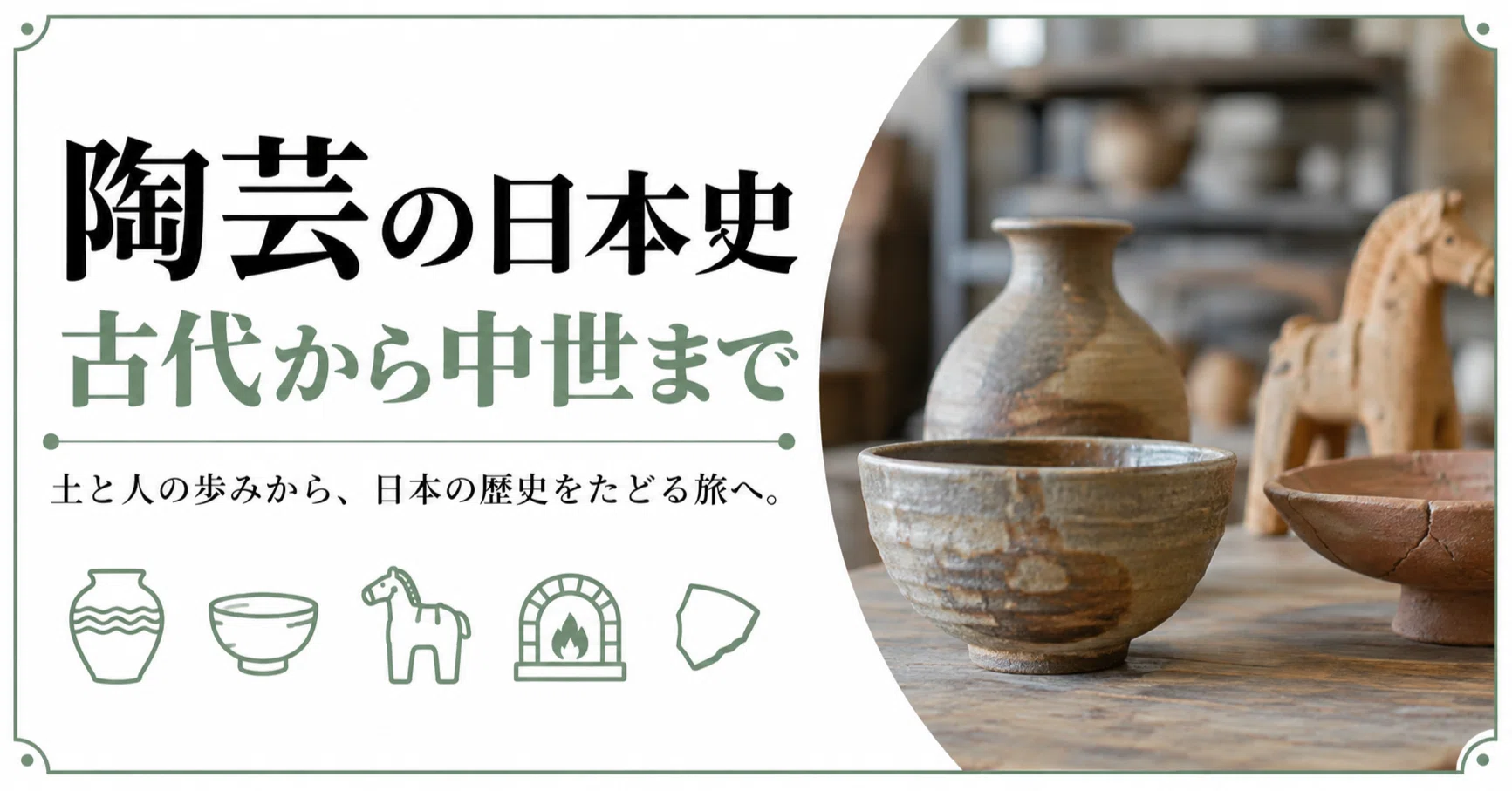 陶芸の日本史 古代から中世まで｜休日のよりみち帖