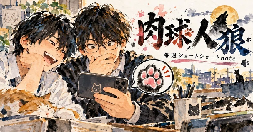 Paw-pad Werewolf [Weekly Short-Short Note]｜石川ぎらす｜日常を文学にする人