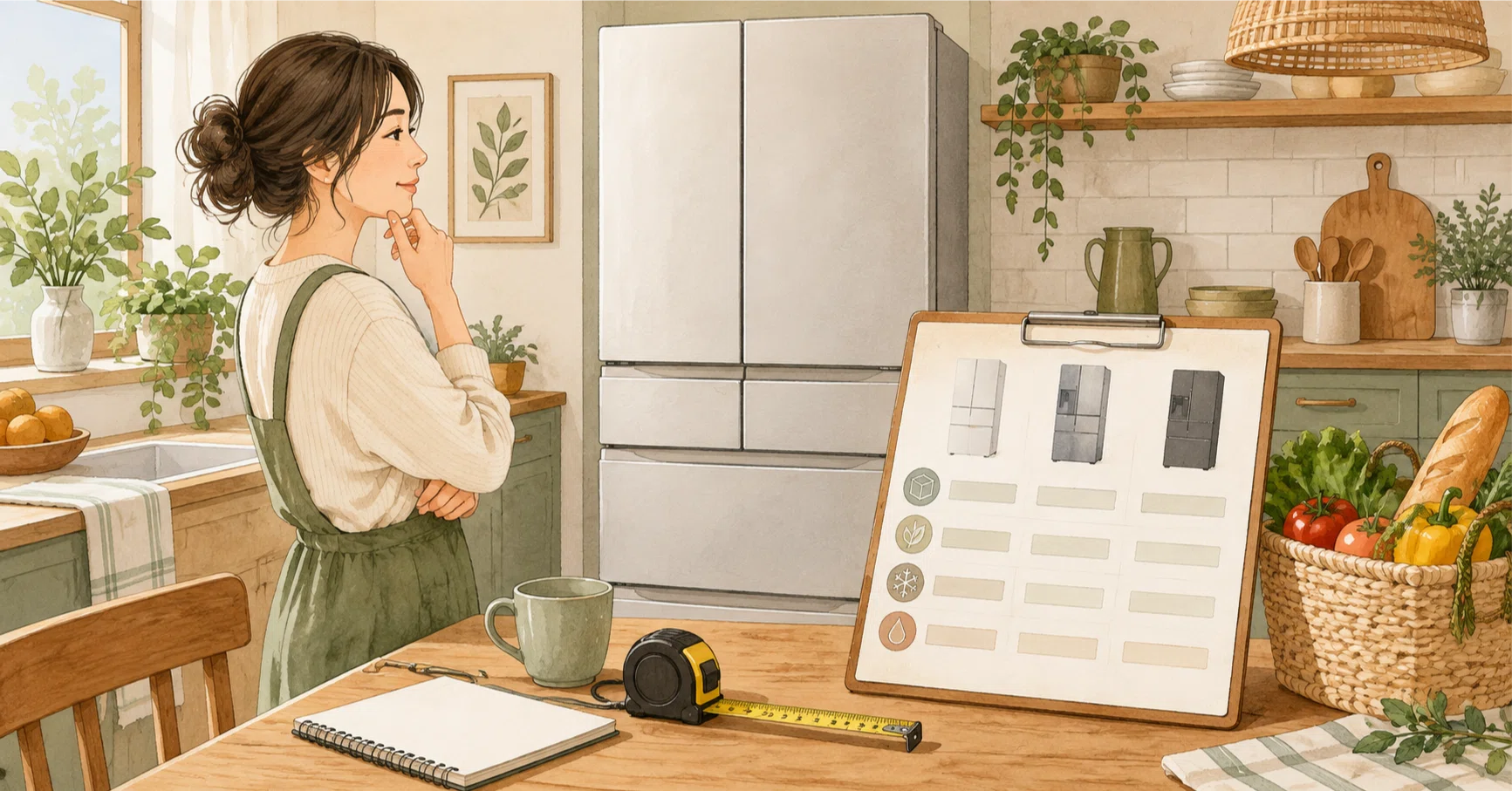 Comparing Before Buying a Refrigerator | A Memo for Checking ...