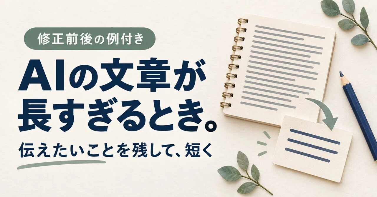 How to Fix AI Text That Is Too Long (With Before-and-After Examples)｜発信 ...