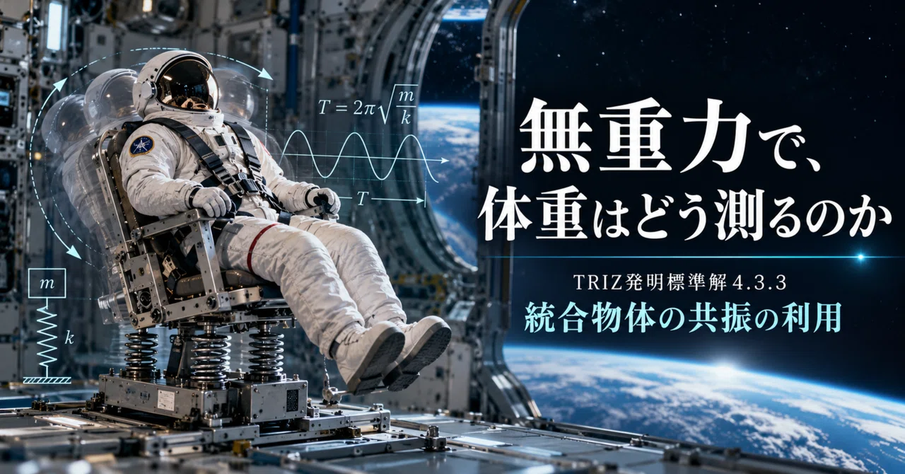 How to Measure Body Weight in Zero Gravity: TRIZ Inventive Standard 4.3 ...