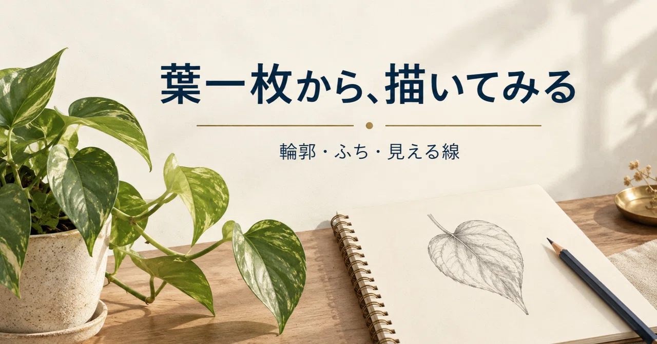 Drawing from a Single Leaf | A Small Sketch to Capture Outlines, Edges ...