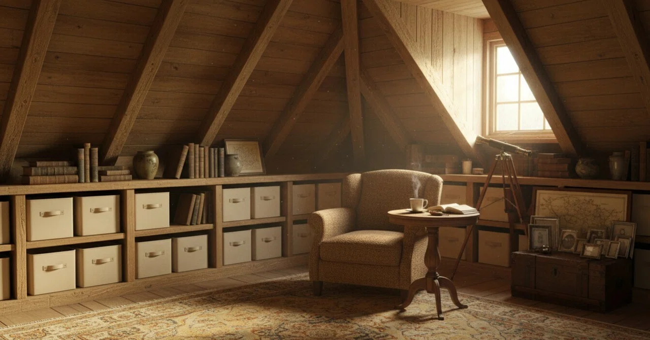 Transform Your Attic into a Comfortable Space! Storage Ideas and ...