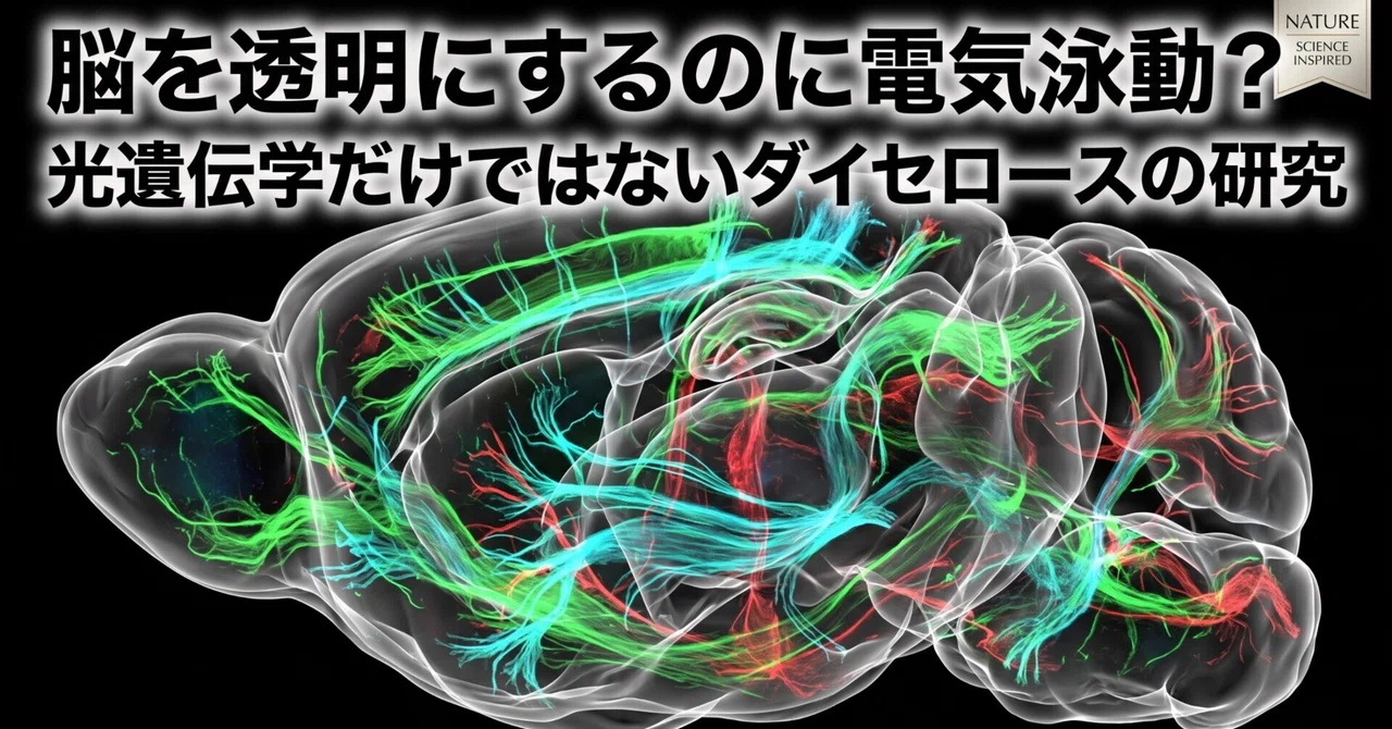 Electrophoresis to make the brain transparent? — Research by a 2026 ...