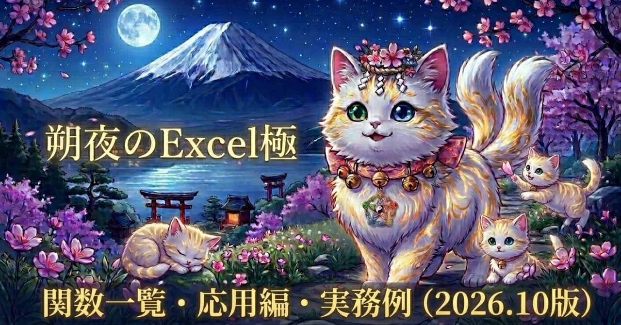 Sakuya's Excel Mastery | Function List, Advanced Applications, and ...