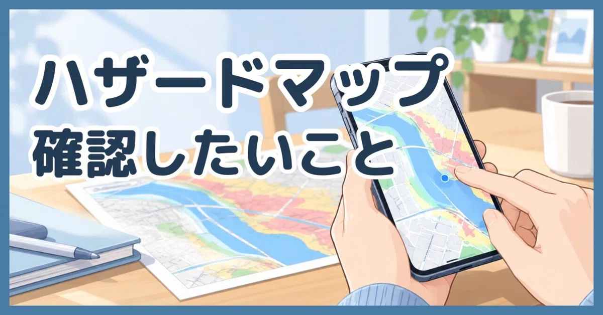 Where can I view hazard maps? 3 things you should check｜あさ@図解で備える防災・防犯