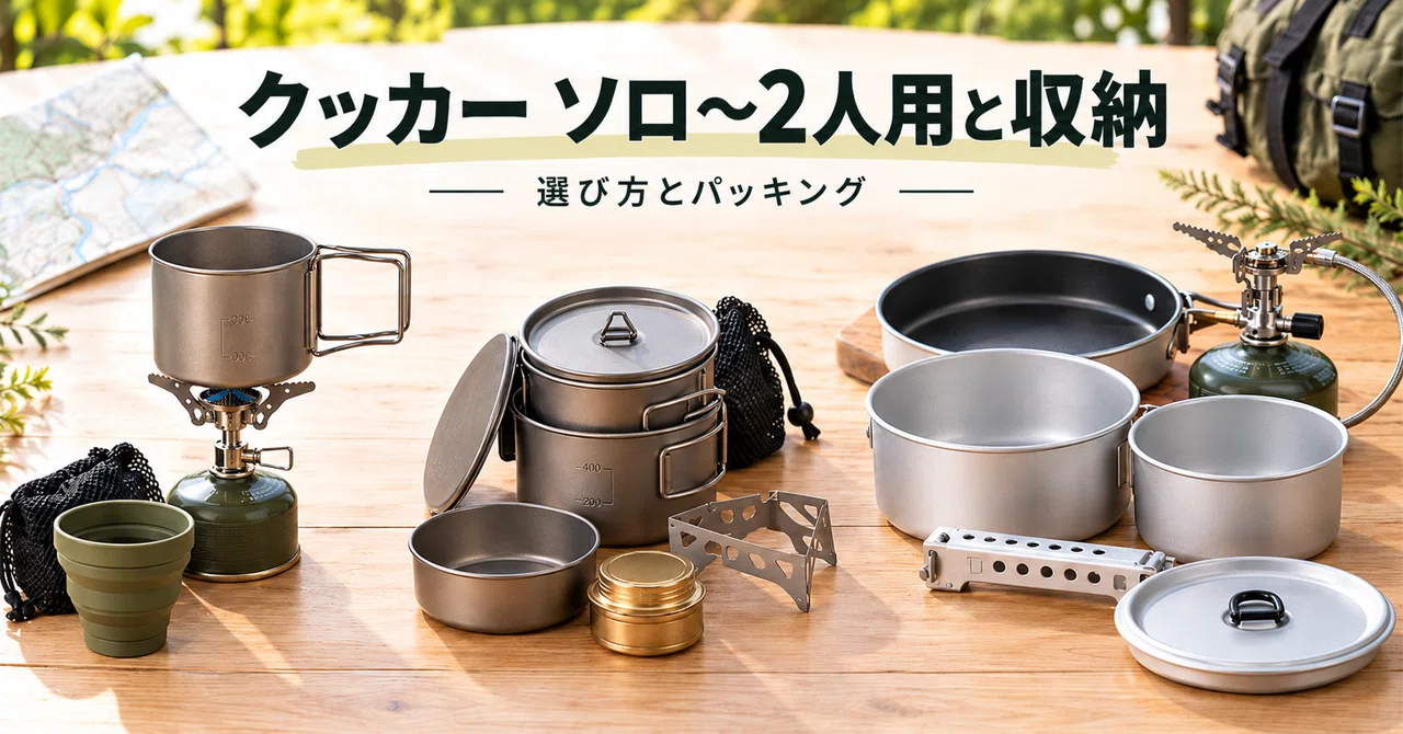 クッカー ソロ〜2人用と収納｜好きなものをたまに書く