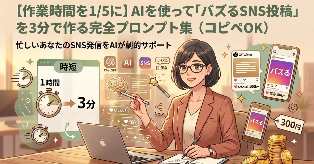[Reduce work time to 1/5] The complete collection of prompts to create ...