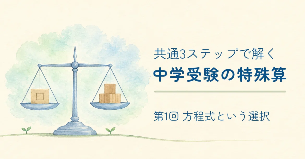 Problem Solving Methodolgoy Is it okay to use equations for middle school entrance exam math? What ...