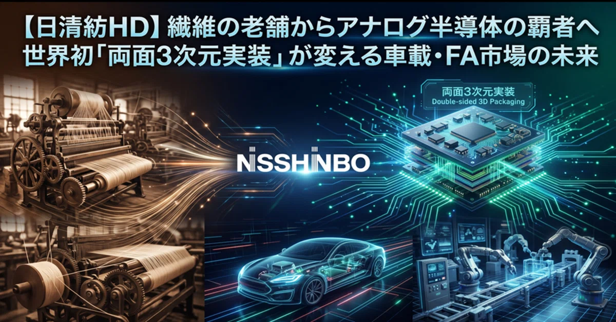 [Nisshinbo HD] From Textile Veteran to Semiconductor Champion: The ...